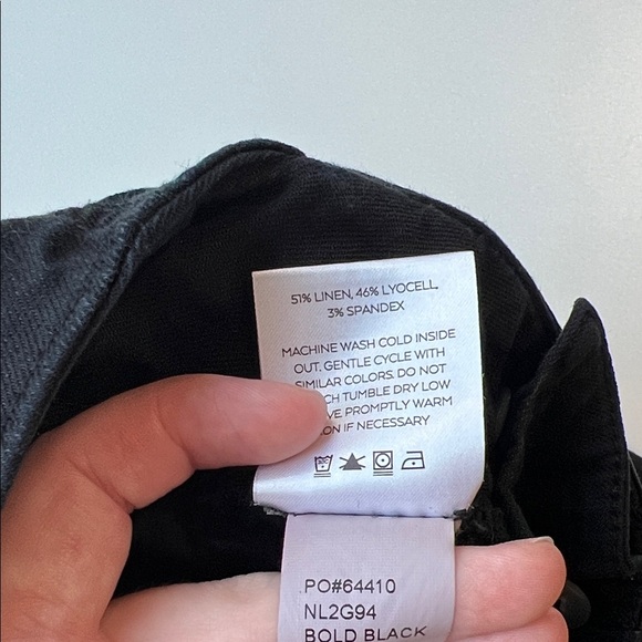 Level 99 Black linen Pants Women’s 27 - Picture 8 of 9